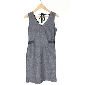 Banana Republic Linen Dress Grey Heather